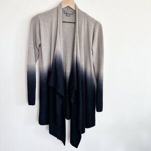 Barefoot Dreams Sweater Cozy Chic Lite Ombre Cardigan Open Front Soft